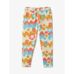 The Souled Store Girls Multi TSS Originals Fun Floral Cotton Leggings-picture-44