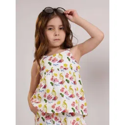 The Souled Store Girls Multicolor Cotton Printed Top-picture-19