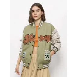 The Souled Store Green Embroidered Jacket-picture-14