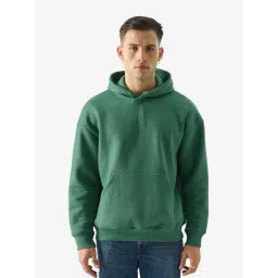 The Souled Store Green Loose Fit Hooded Sweatshirt-picture-45