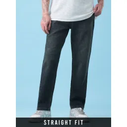 The Souled Store Grey Cotton Straight Fit Jeans-picture-29