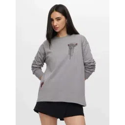 The Souled Store Grey Printed Top-picture-34