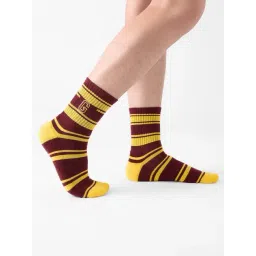 The Souled Store Gryffindor Blended Striped Socks-picture-33