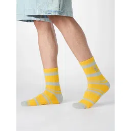 The Souled Store Hufflepuff Blended Embroidered Socks-picture-26