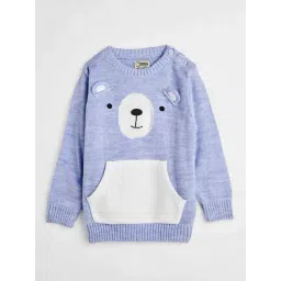 The Souled Store Infant Boys Purple Character Based Full Sleeves Sweater-picture-11