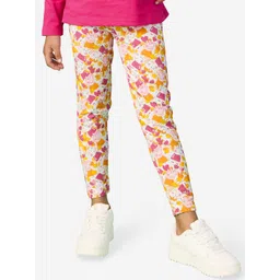 The Souled Store Infant Girls Peppa Pig Printed Ankle Length Leggings-picture-16