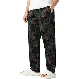 the souled store Jurassic World: Escape Men and Boys Black All Over Printed Cotton Regular Fit Pajamas-picture-41