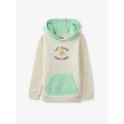 The Souled Store Kids Cream & Green Cotton Printed Full Sleeves Jacket-picture-11