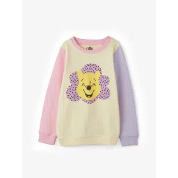 The Souled Store Kids Cream & Purple Cotton Printed Full Sleeves Sweatshirt-picture-32