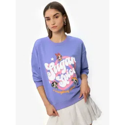The Souled Store Lavender Printed Sweatshirt-picture-28