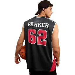 The Souled Store Marvel: Mens and Boys Sleeveless V Neck Graphic Printed Polyester Relaxed Fit Casual Streetwear Easy Vest-picture-14