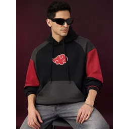 The Souled Store Men Embroidered Hooded Sweatshirt-picture-30