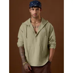 The Souled Store Men Embroidered Hooded Sweatshirt-picture-32