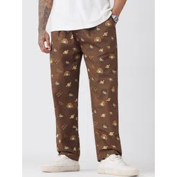 The Souled Store Men Harry Potter Printed Pure Cotton Regular Trouser-picture-22