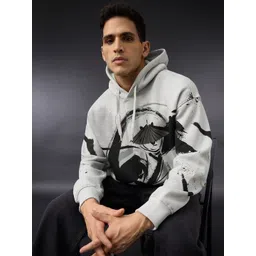 The Souled Store Men Printed Hooded Sweatshirt-picture-31
