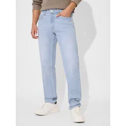 The Souled Store Men Slim Fit Light Fade Stretchable Jeans-picture-40