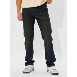 The Souled Store Men Straight Fit Light Fade Stretchable Jeans-picture-18