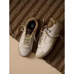 The Souled Store Men's Kanso Beige Casual Sneakers-picture-11