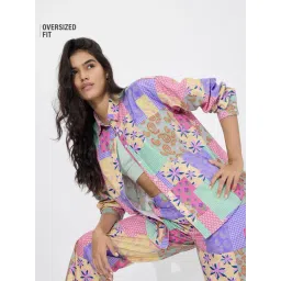 The Souled Store Multi Loose Print Shirts-picture-18