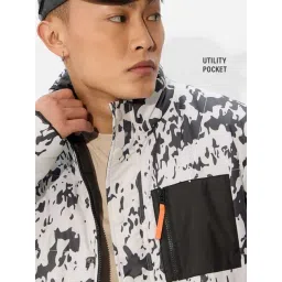 The Souled Store Multi Polyester Regular Fit Print Puffer Jackets image 3