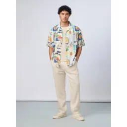 The Souled Store Multi Regular Fit Graphic Shirt-picture-22