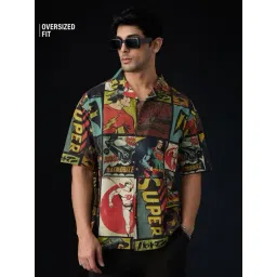 The Souled Store Multi Relaxed Fit Printed Shirt-picture-25