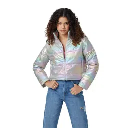 The Souled Store Multicolor Cropped Jacket-picture-36