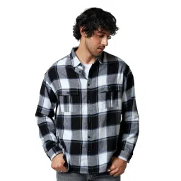 The Souled Store Multicolor Loose Fit Check Shirt-picture-24