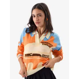 The Souled Store Multicolored Printed Sweater-picture-47