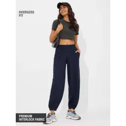 The Souled Store Navy Relaxed Track Pants-picture-19