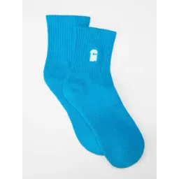 The Souled Store Ocean Blue Blend Textured Socks-picture-10