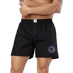 the souled store Official Garfield: Pattern Mens and Boys Graphic Printed Cotton Boxer Shorts Blue-picture-40