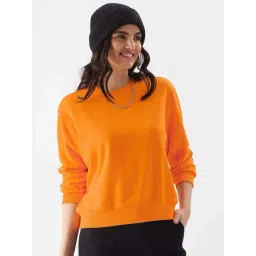 The Souled Store Orange Cotton Sweatshirt-picture-19