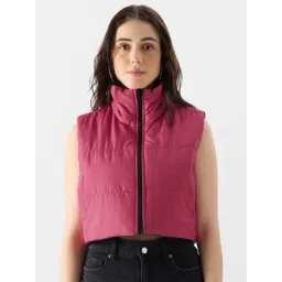 The Souled Store Pink & Black Reversible Jacket-picture-24