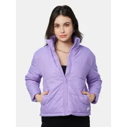 The Souled Store Purple Puffer Jacket-picture-38