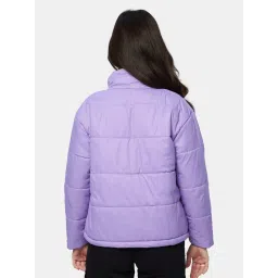 The Souled Store Purple Puffer Jacket image 2