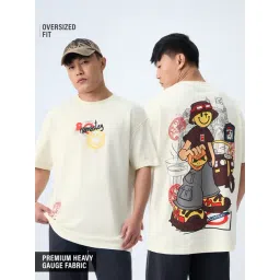 The Souled Store S.W.SMILEY: In India Oversized T-Shirts-picture-14