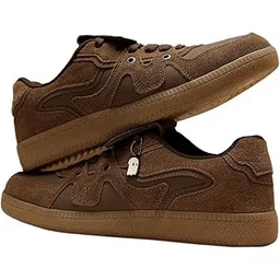 the souled store Urban Blaze Legacy: Belgian Chocolate Men Low Top Sneakers – Premium Suede & PU Leather Casual Shoes | Lightweight Streetwear Sneakers for Men-picture-15