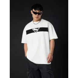 The Souled Store White Cotton Loose Fit Printed T-Shirt-picture-22
