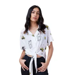 The Souled Store White Printed Shirt-picture-24