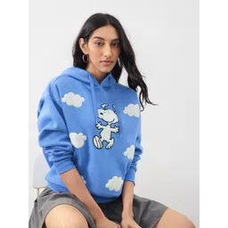 The Souled Store Women Embroidered Hooded Sweatshirt-picture-33