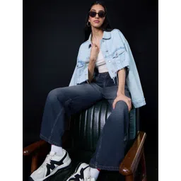 The Souled Store Women High-Rise Light Fade Jeans-picture-37