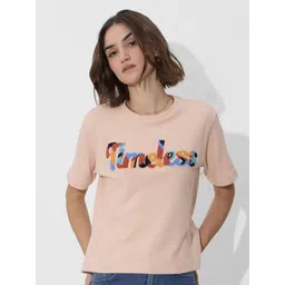 The Souled Store Women Typography Printed T-shirt-picture-34