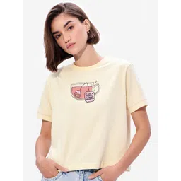 The Souled Store Women Typography Printed T-shirt image 1