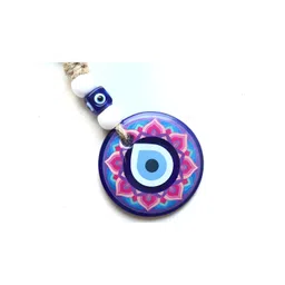 The Spiritual Living Blue & Pink Evil Eye Spiritual Wall Decor Hanging-picture-11