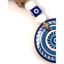 The Spiritual Living Blue & White Printed Evil Eye Spiritual Wall Decor Hangings-picture-34