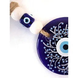 The Spiritual Living Blue & White Tree Evil Eye Printed Spiritual Wall Decor Hangings-picture-11
