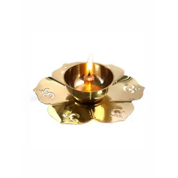 The Spiritual Living Flower Design Om Diya-picture-15