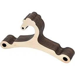 THE STYLE SUTRA 10 Pieces Kids Wooden Hangers Hanger for Baby Clothes for Dress Mini Closets-picture-36