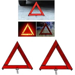 The Style Sutra 2Pcs Car Emergency Breakdown Warning Triangle Hazard Stop Sign Reflector|Motors | Parts & Accessories | Car & Truck Parts |2X Red Reflective Strips-picture-11